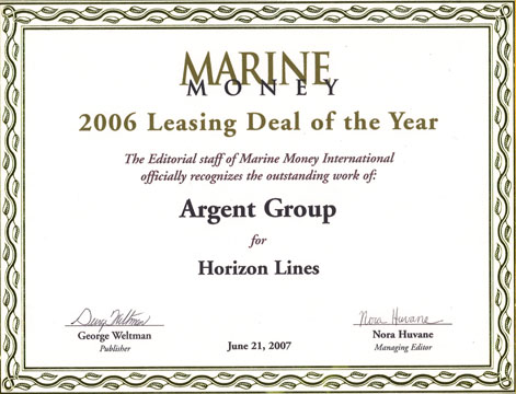 Marine Money Certificate